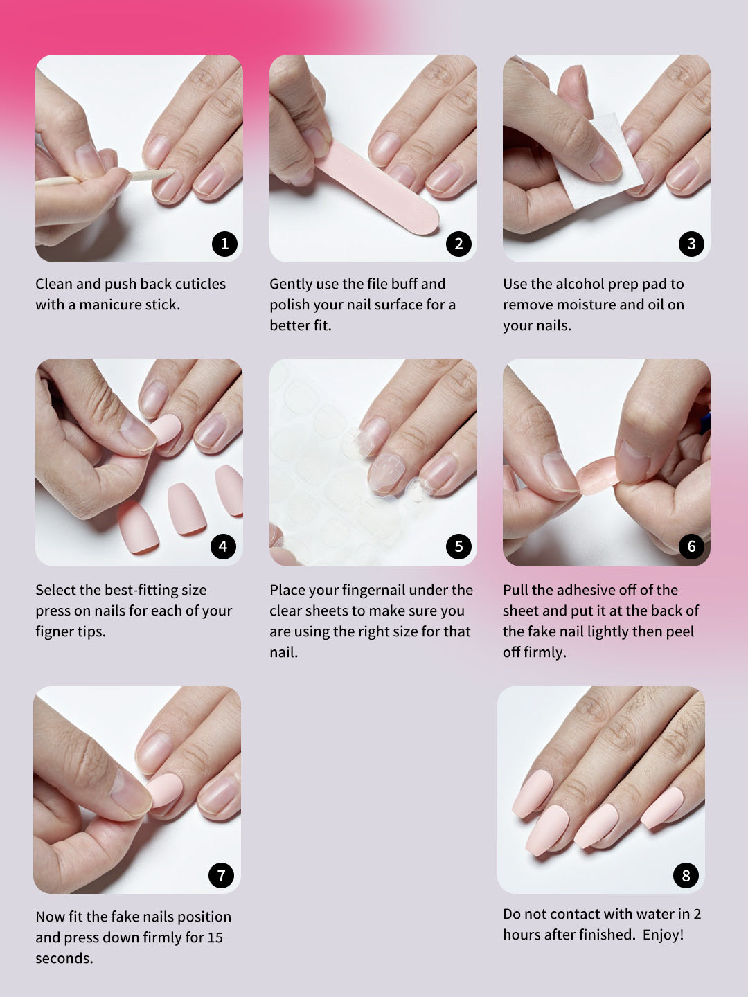 Fuchsia Luxury Nail Art