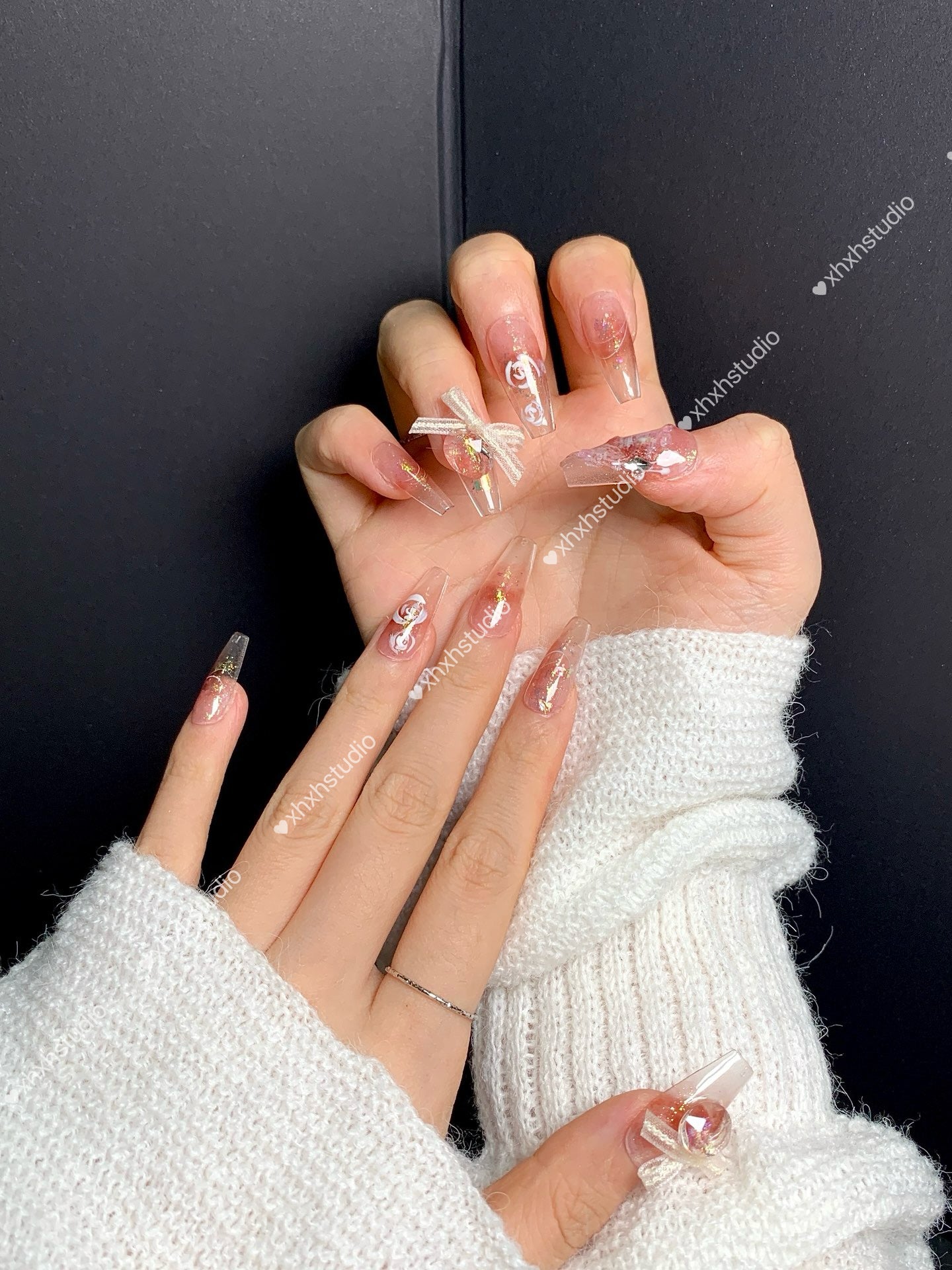 Pink Sakura Dreamy Nail Art