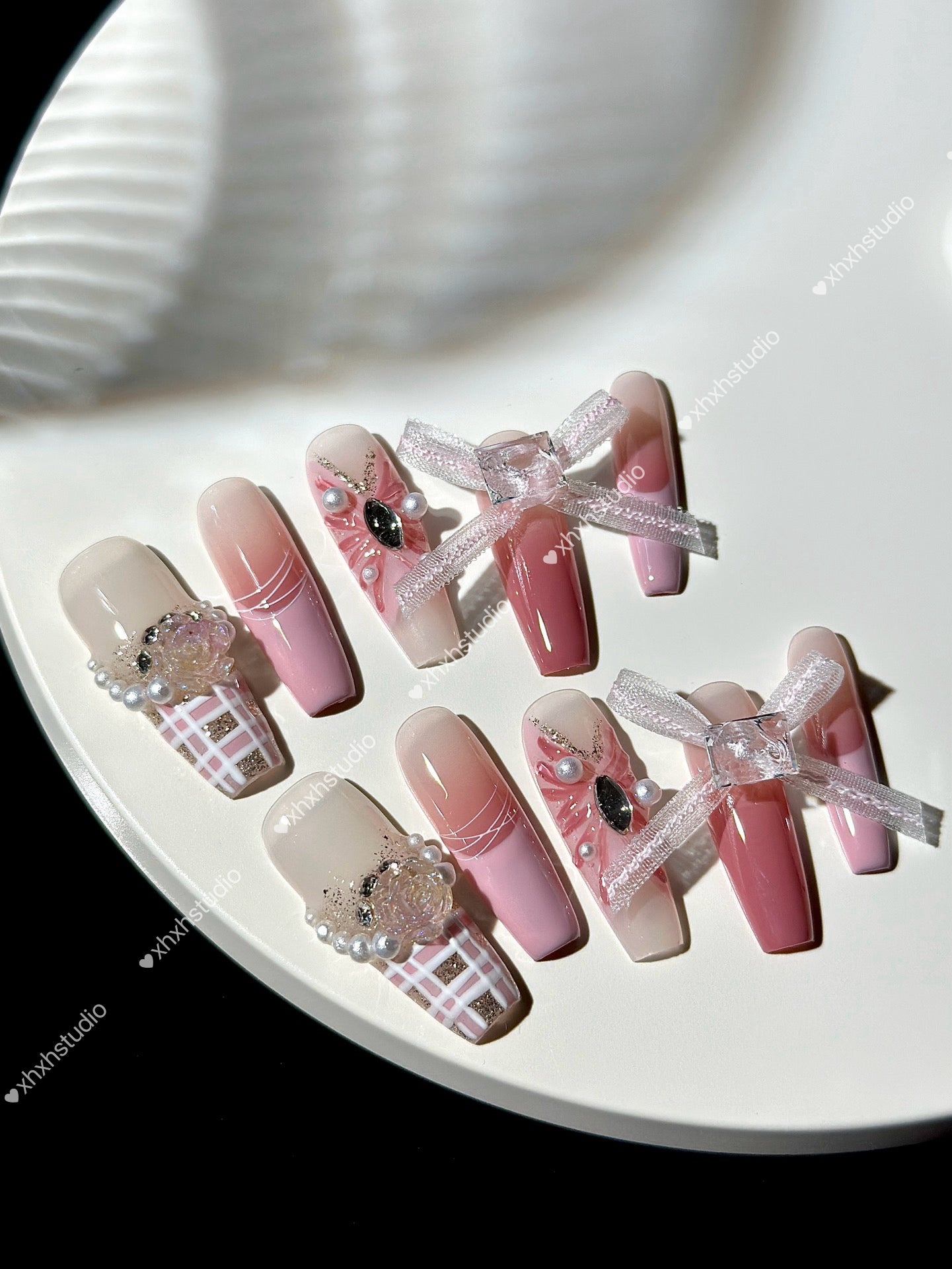 Pink Sakura Dream Nail Art
