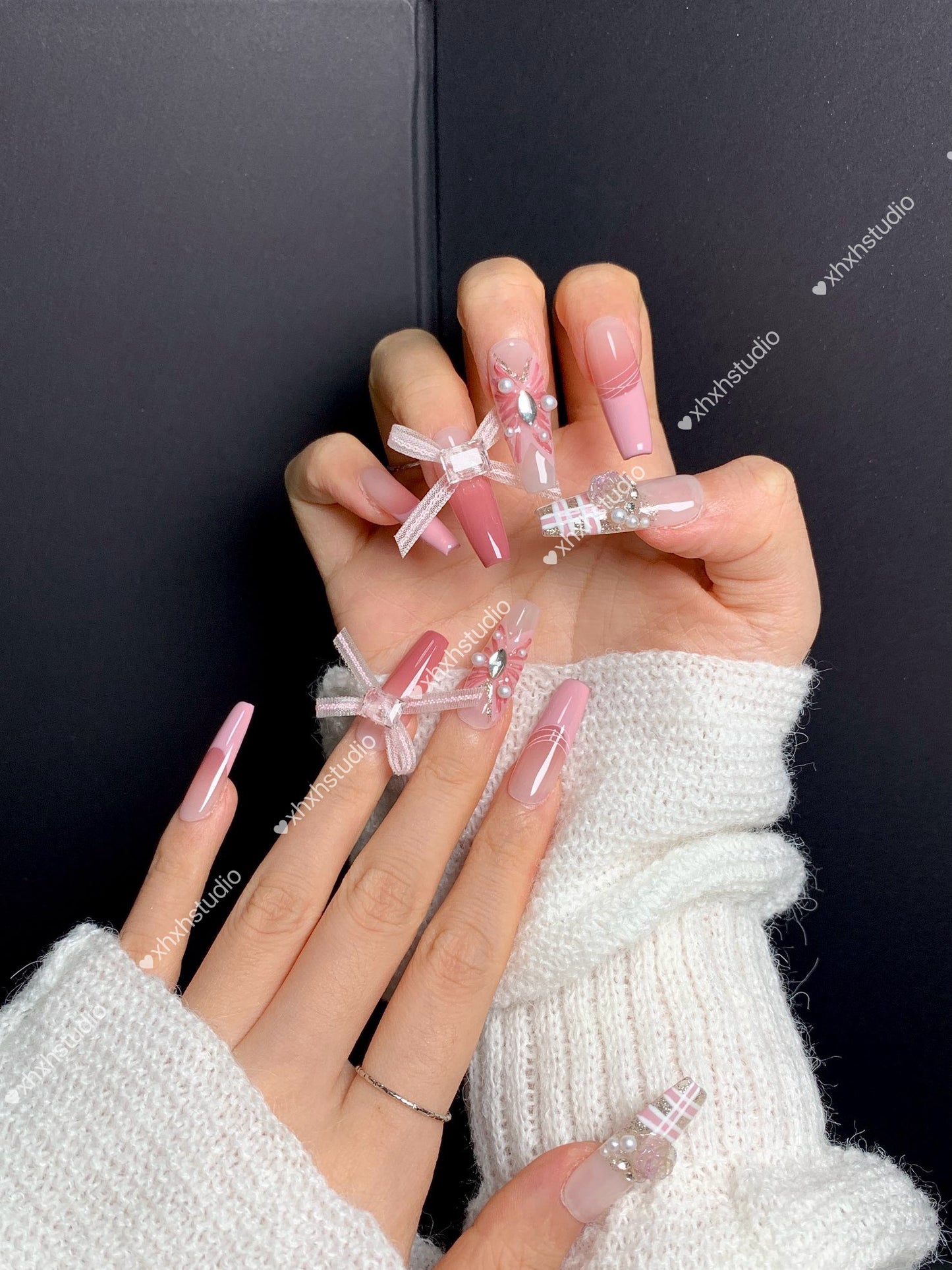 Pink Sakura Dream Nail Art