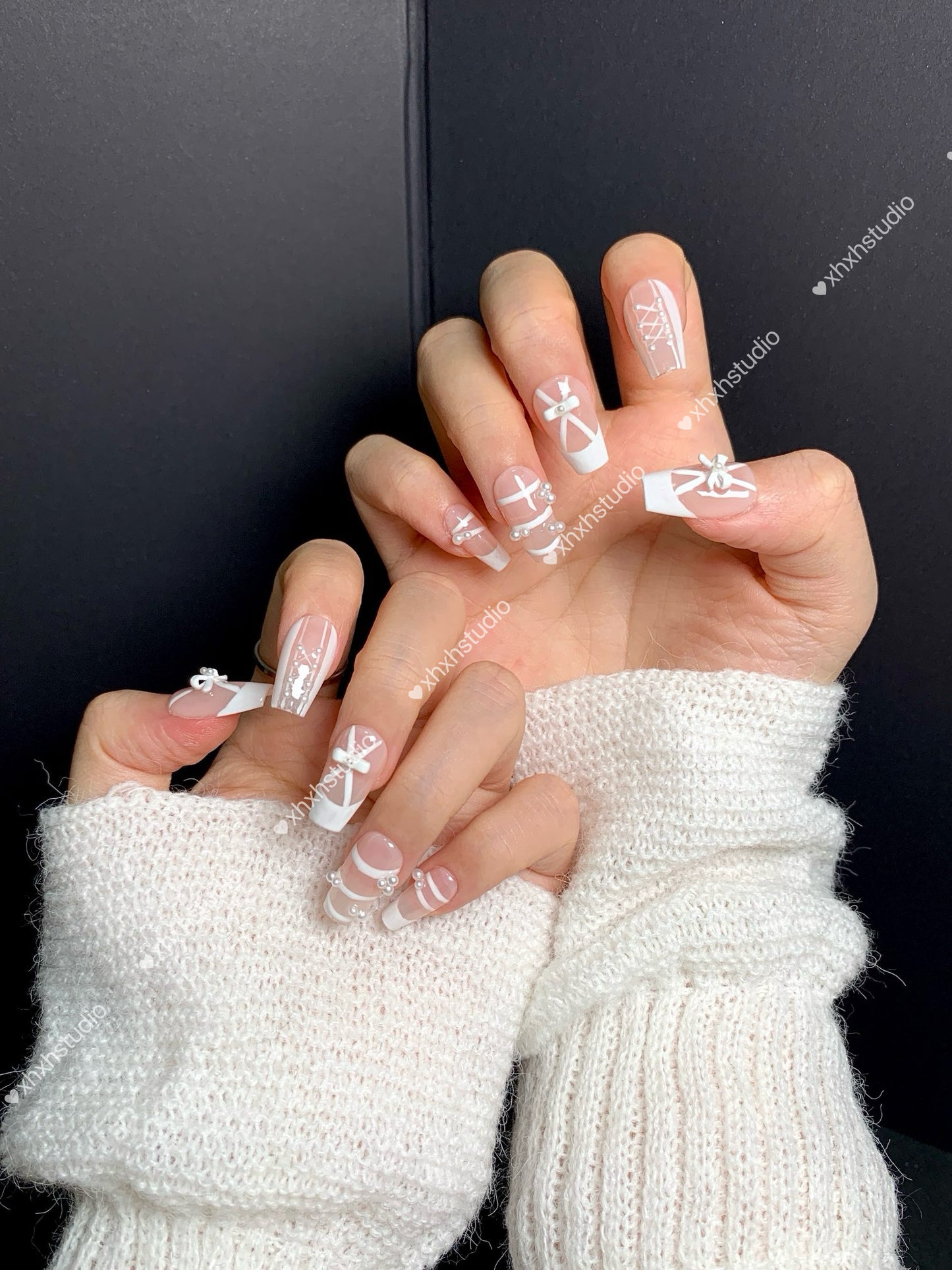 Ballet Sweetheart Nail Art