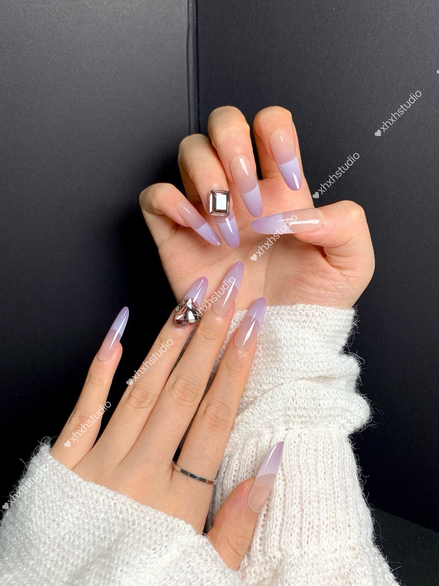 Pink - Purple Dream Nail Art