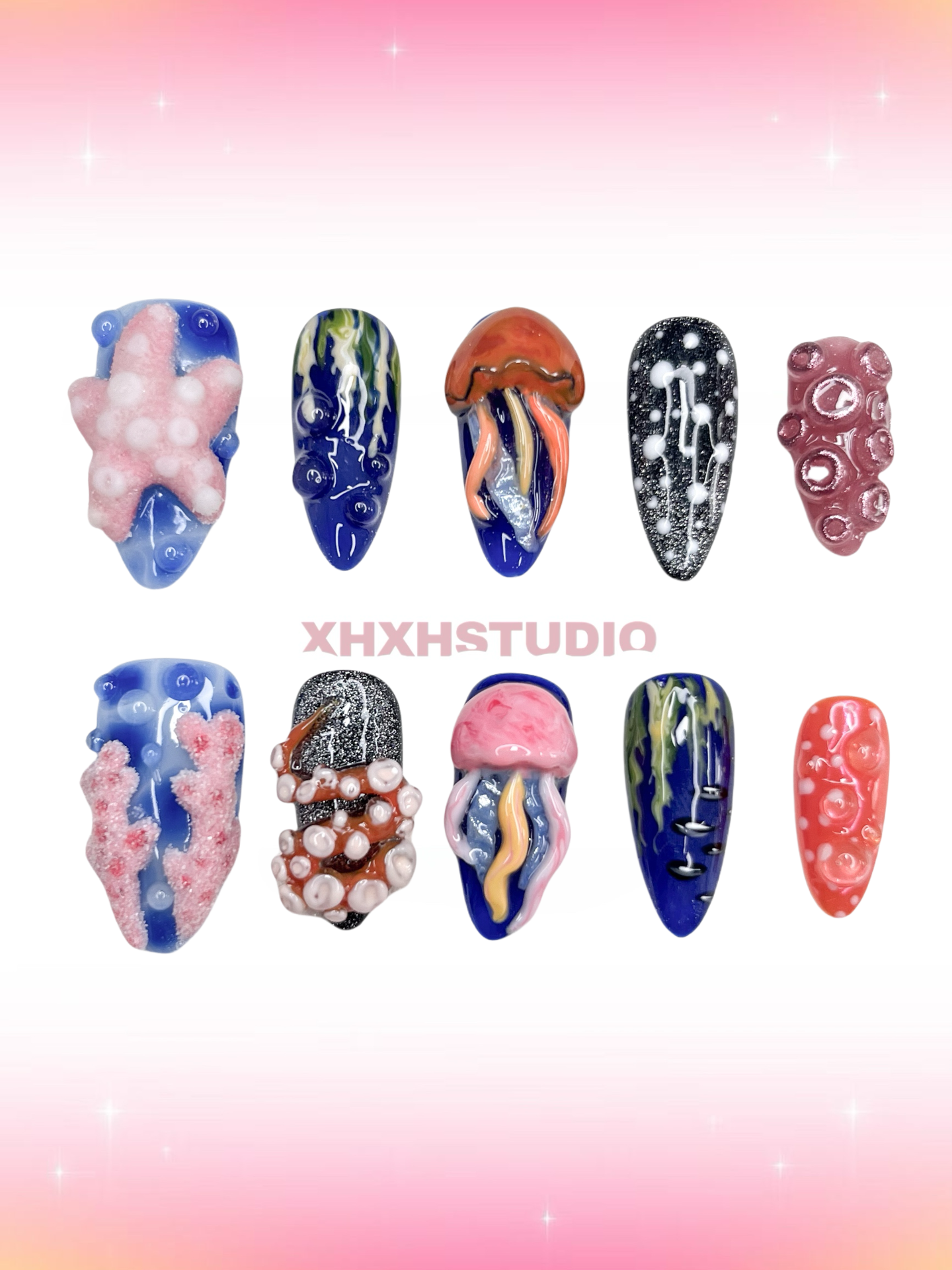 Deep - sea Fantasy Nail Art