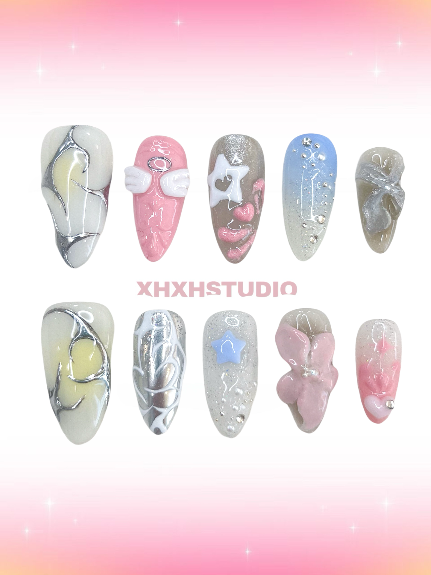 Fantasy Color Elf Nail Art