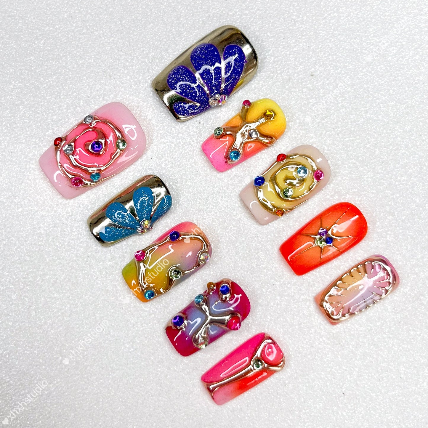 Brilliant Fantasy Art Nail Art