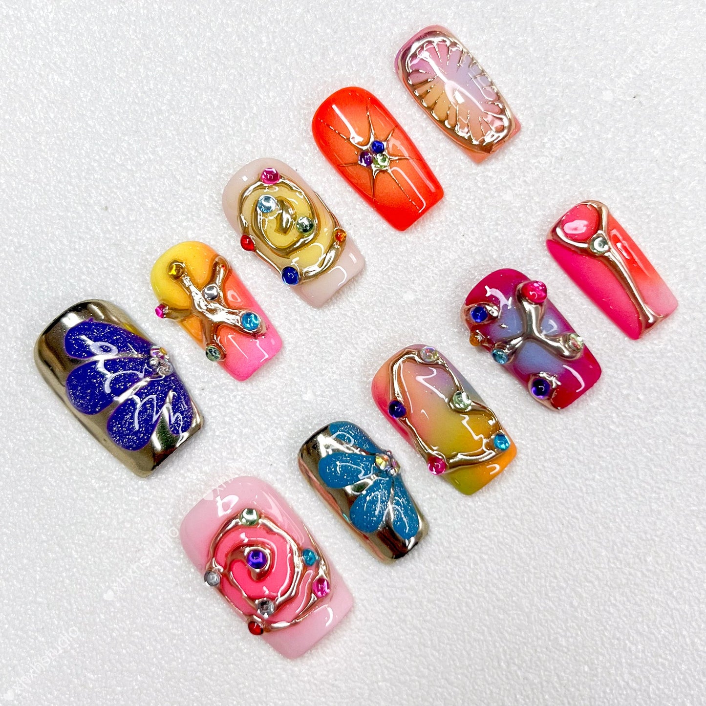 Brilliant Fantasy Art Nail Art