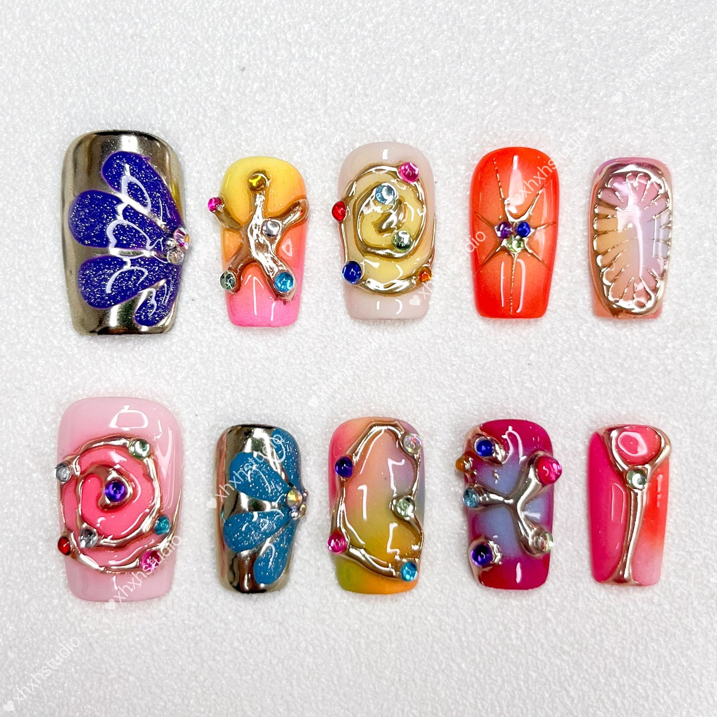 Brilliant Fantasy Art Nail Art