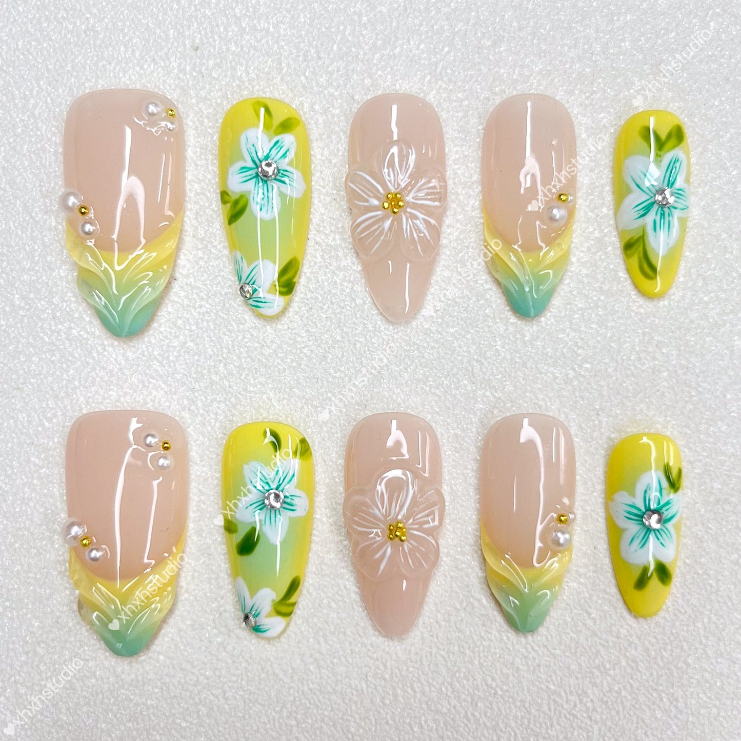 Spring Flower - like Nail Art