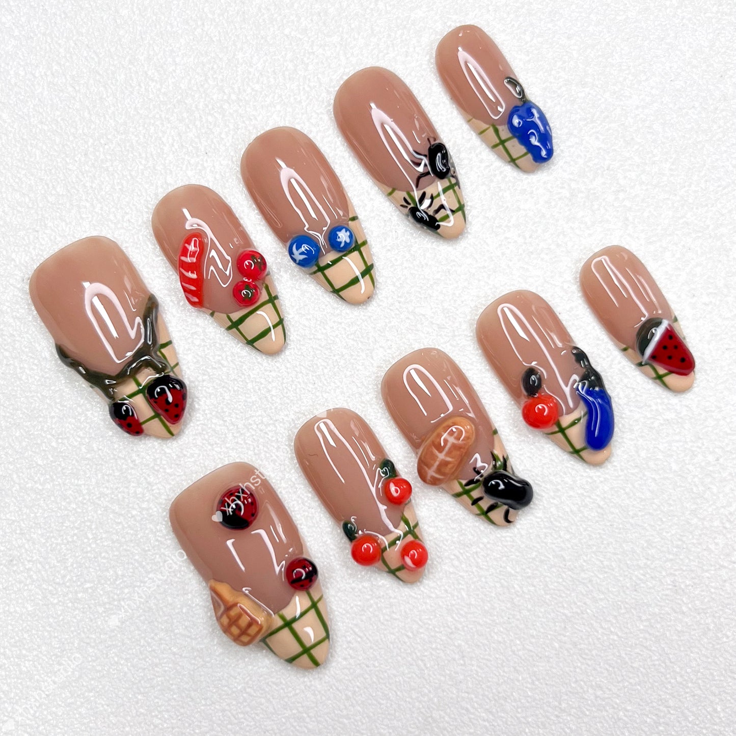 Cute Pastoral Nail Art
