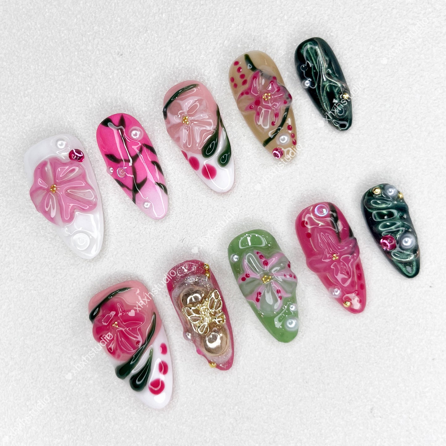 Dreamy Flower - like Nail Art