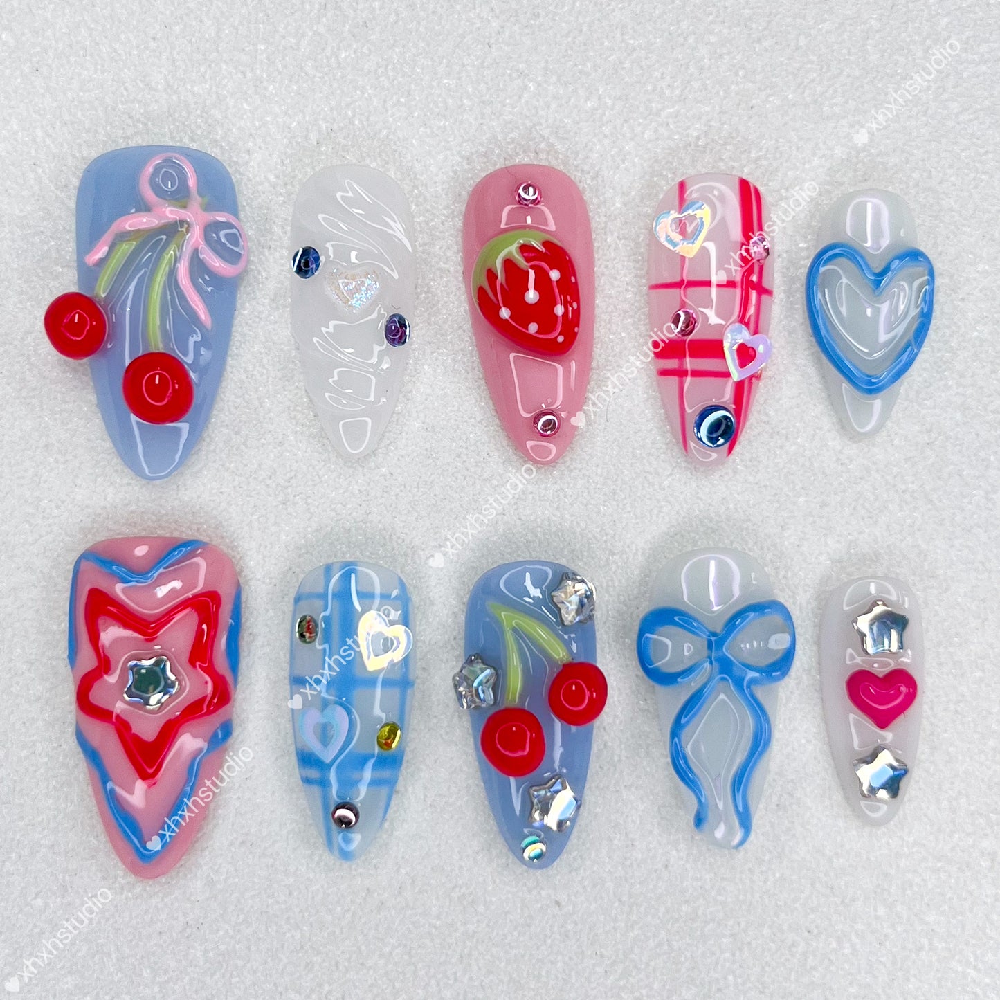 Sweet Fun Fantasy Color Nail Art