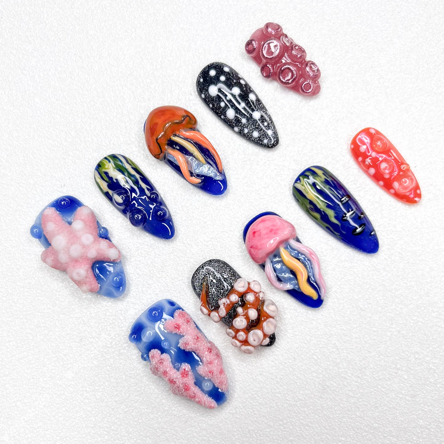 Deep - sea Fantasy Nail Art