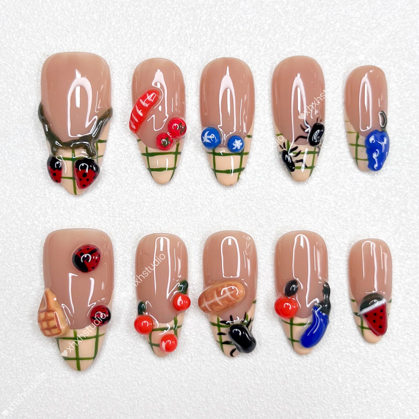 Cute Pastoral Nail Art