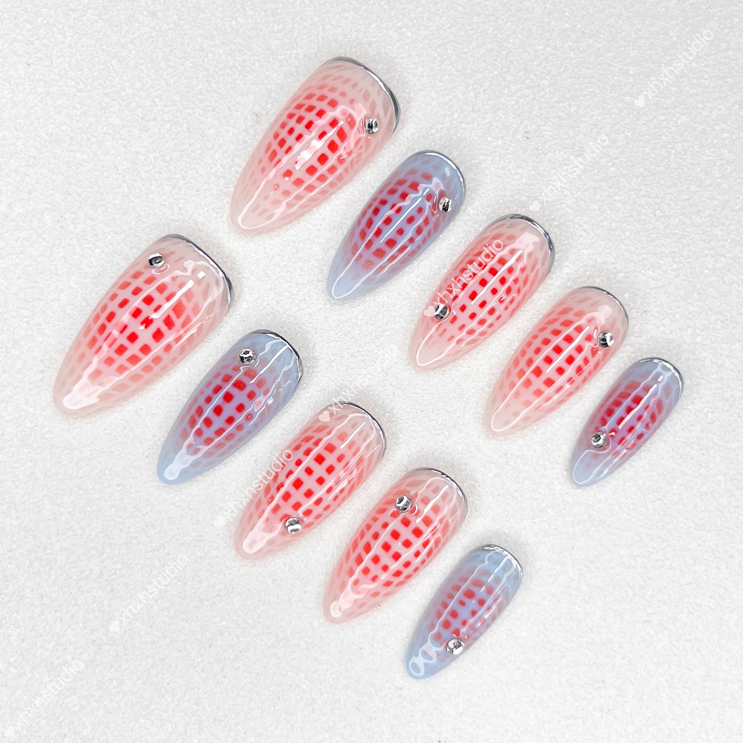 Fantasy Color Grid - rhyme Nail Art