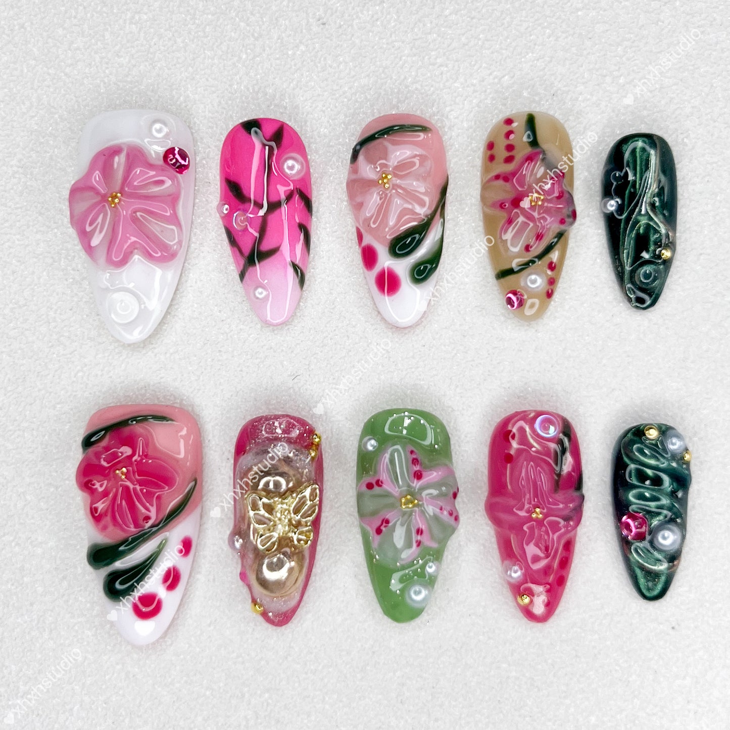 Dreamy Flower - like Nail Art