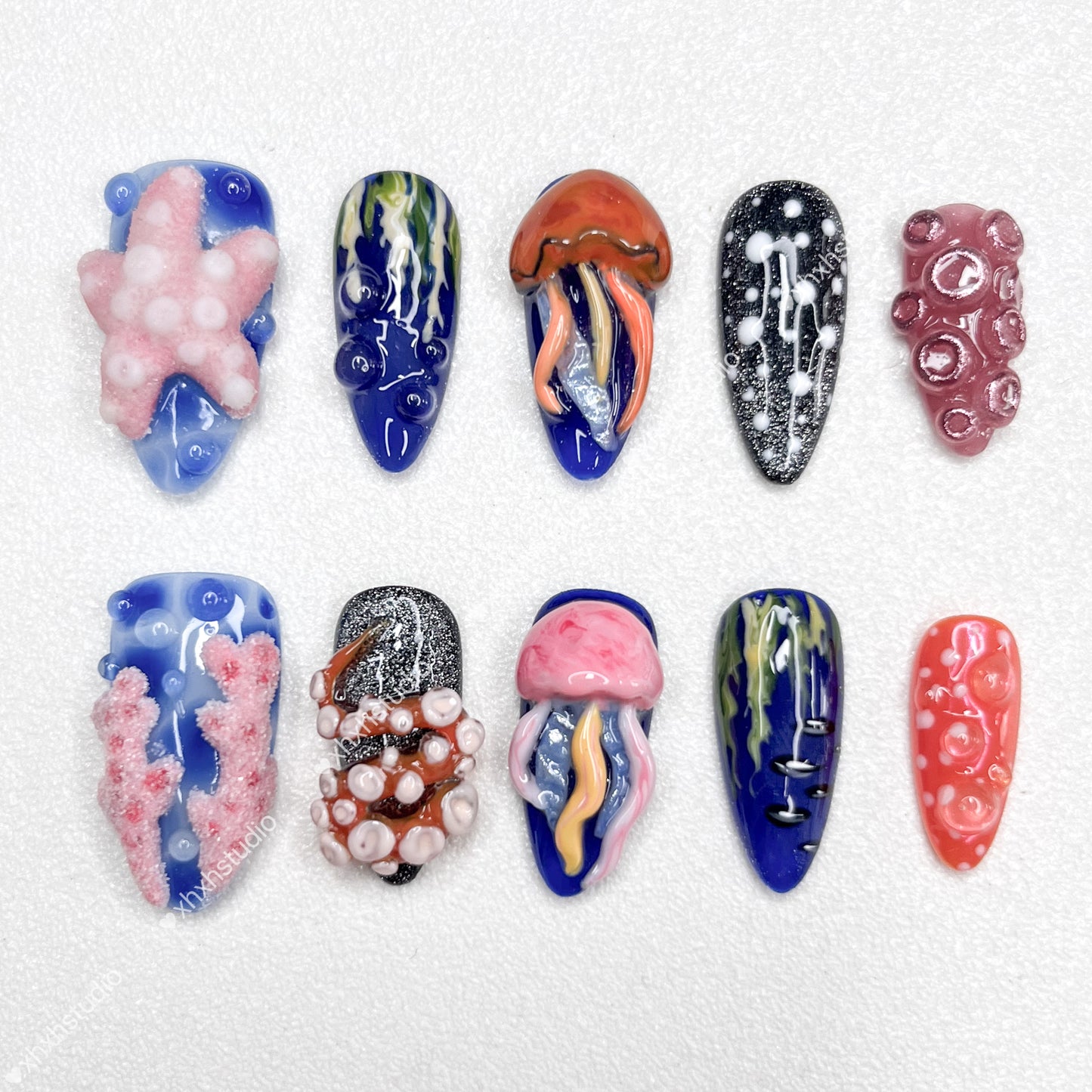 Deep - sea Fantasy Nail Art