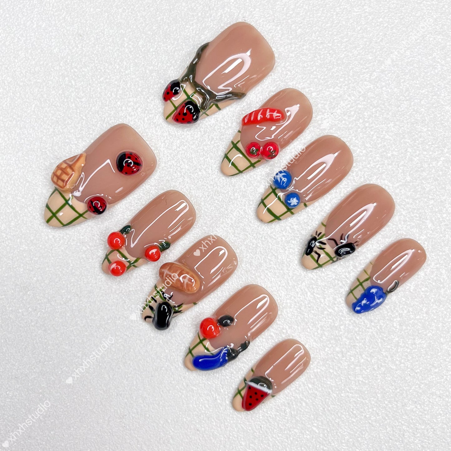 Cute Pastoral Nail Art