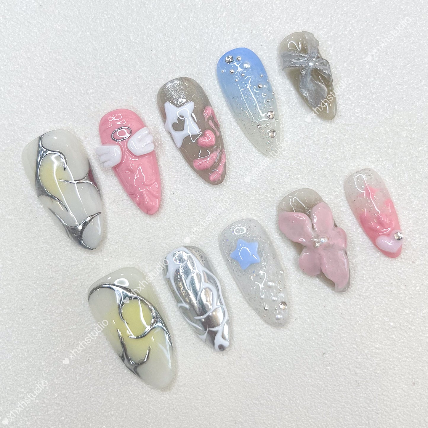 Fantasy Color Elf Nail Art