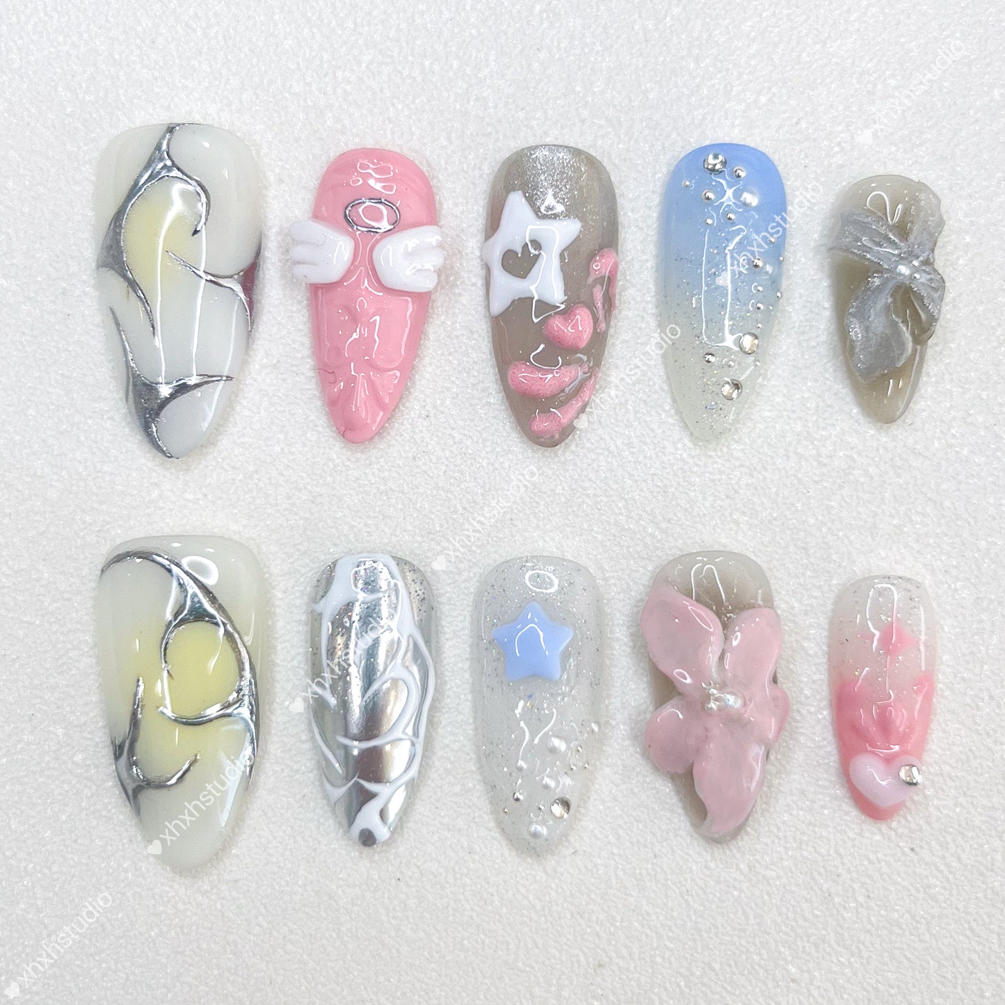 Fantasy Color Elf Nail Art