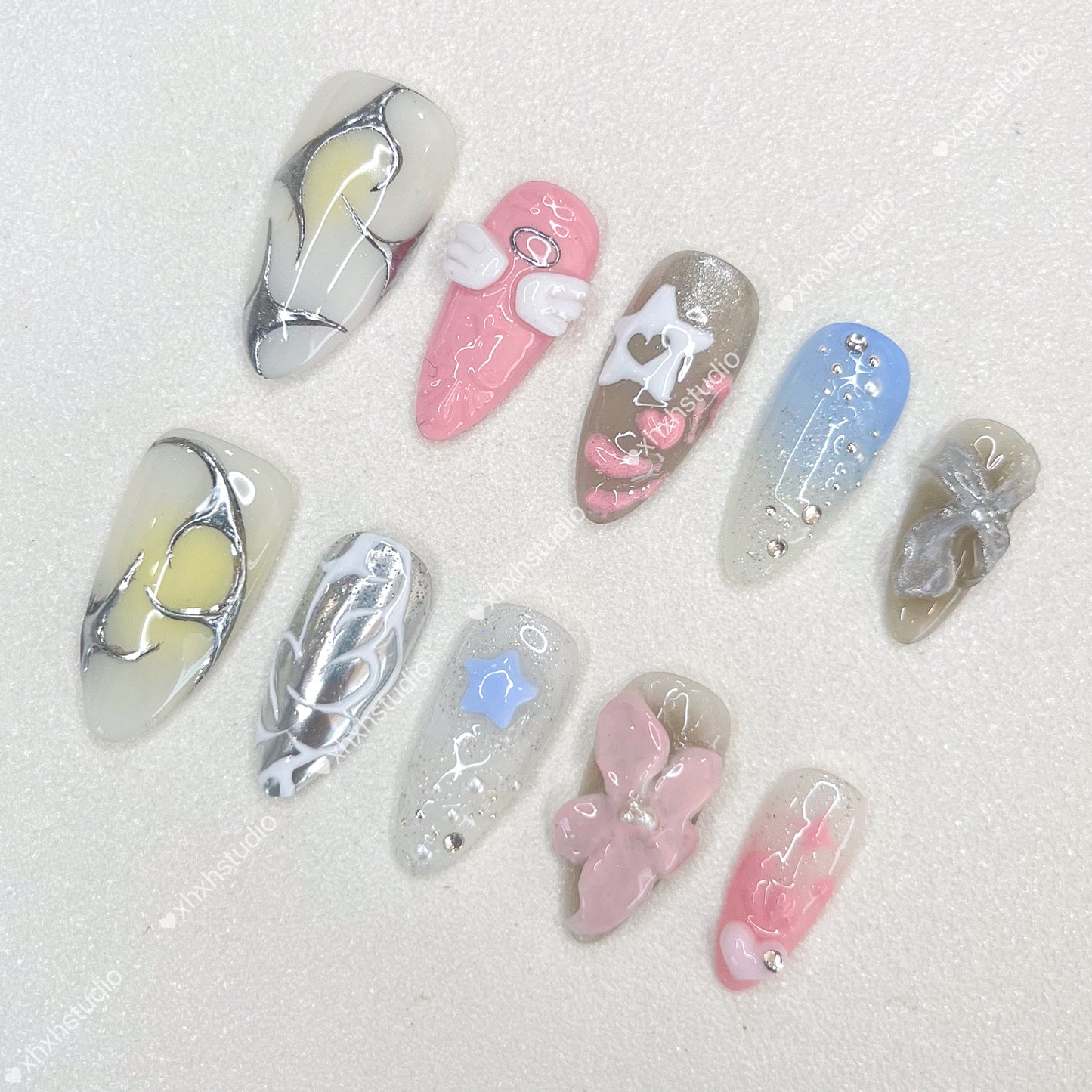 Fantasy Color Elf Nail Art