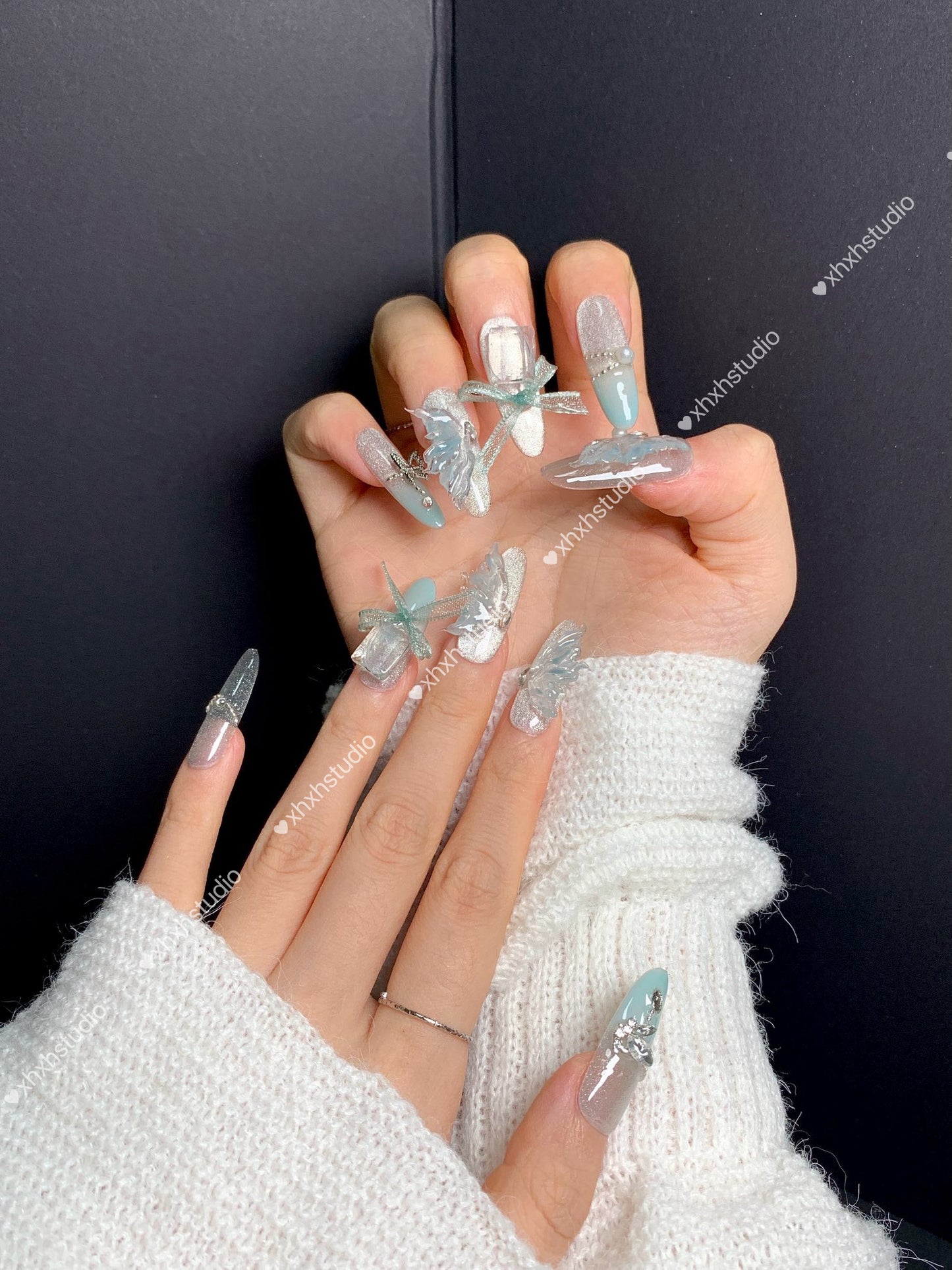 Dreamy Luminous Nail Art