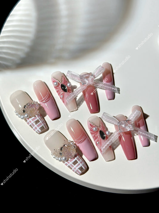 Pink Sakura Dream Nail Art