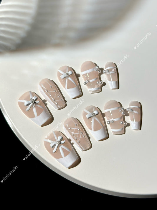 Ballet Sweetheart Nail Art