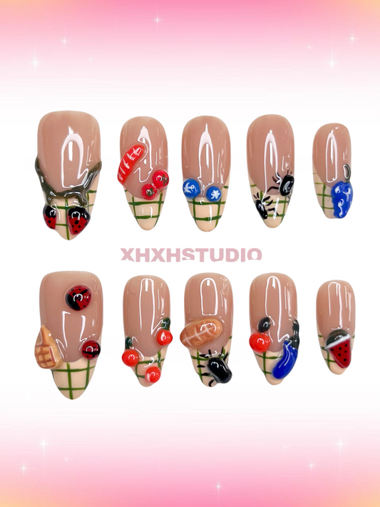 Cute Pastoral Nail Art