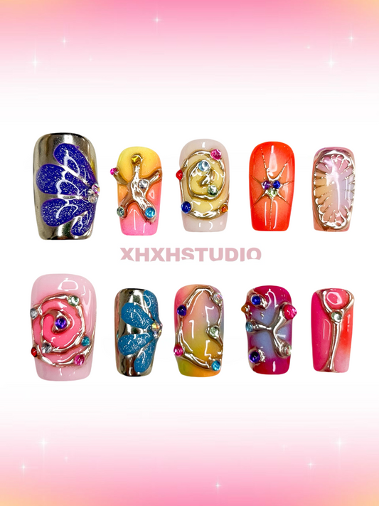 Brilliant Fantasy Art Nail Art