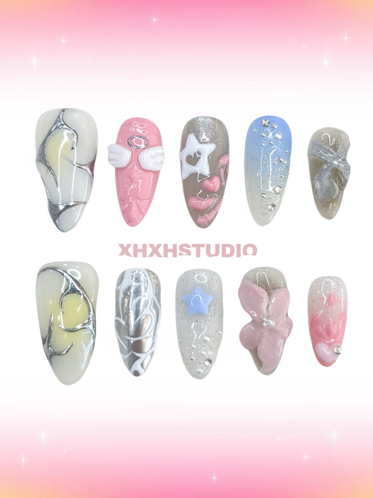 Fantasy Color Elf Nail Art