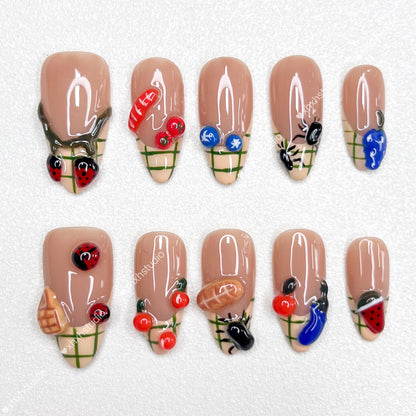 Cute Pastoral Nail Art