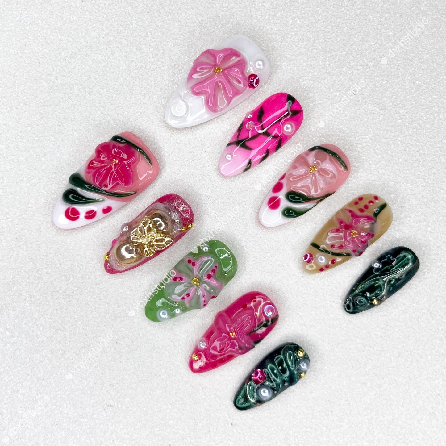 Dreamy Flower - like Nail Art