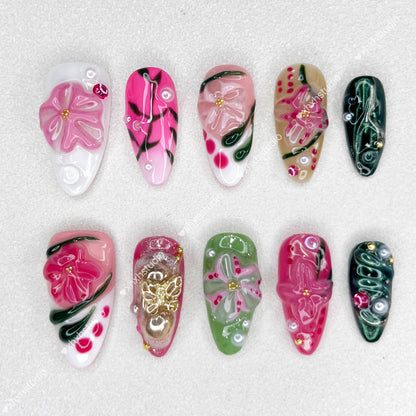 Dreamy Flower - like Nail Art