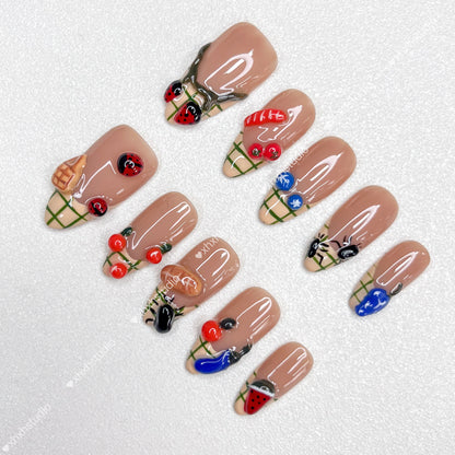 Cute Pastoral Nail Art